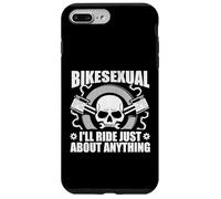 Bikesexual I'll Ride Just About Anything Funny Bike Racing Case for iPhone 7 Plus/8 Plus