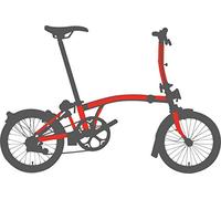 Bikeshield Full Brompton Pack, Matt Finish