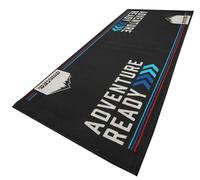 BikeTek Adventure Series Motorcycle Garage Mat Compatible With BMW GS Adventure Bikes Workshop Pit Mat Blue Red 190 x 80 cm