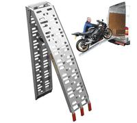 BikeTek Aluminium Folding Loading Ramp Lightweight Motorcycle Motorbike Motocross Loading Ramp 340Kg Max Load - 2170mm x 230mm