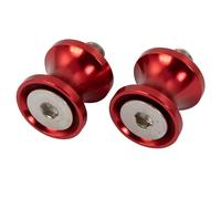 BikeTek Motorcycle CNC Bobbin Spools 10mm Red Motorbike Bobbins