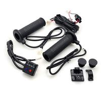 BikeTek Motorcycle Heated Grips Winter Warmer Grips Temperature Control Box Fits 22mm Motorbike Bars