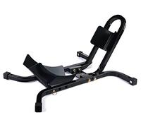 BikeTek Motorcycle Motorbike Front Wheel Chock Locking Stand System 17-21" Adjustable Fixing Holder Support Van Trailer Transport System