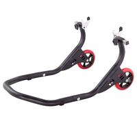 BikeTek Motorcycle Paddock Stand Premium Rear Track Stand - Matt Black Finish