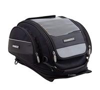 BIKETEK Motorcycle Tank Bag with Removable Rucksack - 30L Expandable Motorbike Luggage Bag with Map Holder & Waterproof Rain Cover