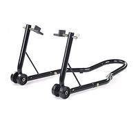 BikeTek Motorcycle Track Paddock Stand - Heavy Duty Rear Wheel Maintenance Stand - Lift Stand for Motorbikes
