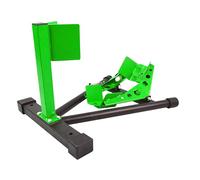 BikeTek Motorcycle Wheel Chock Motorbike Paddock Stand Series 5 Front Wheel Chock (Green)
