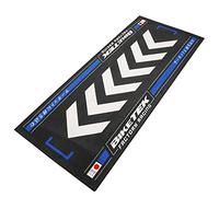BikeTek Series 7 Motorcycle Workshop Pit Garage Mat Blue Rising Sun 190 x 80 cm