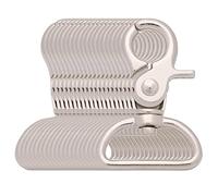 BIKICOCO 1'' Swivel Trigger Snap Hook Lobster Claw Clasp Spring Loaded Clip, D-Ring Ended, Silver- Pack of 20