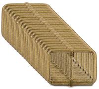 BIKICOCO Roller Buckle, 1-1/2 x 1 Inch Heel Rolling Bar Buckles for Bags Leather Webbing Straps, Bronze - Pack of 20