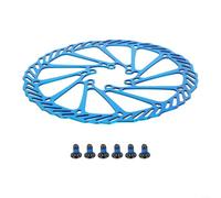 Biking Essential Stainless Steel Disc Brake System Designed for ROTOR, Includes Six Attachment Bolts (180mm)