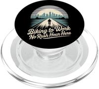 Biking to Work No Rush Hour Here Bike Commuting PopSockets PopGrip for MagSafe
