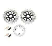 BIKINGBOY Front Rear Brake Discs Rotors Disks + Pads CBR600F SuperSport F3 95 96 97 98 CBR 600 F4 F4i 99 00 01 02 03 04 05 06 07(Driving right)