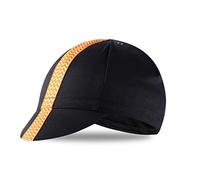 BikingBros Cotton Cycling Caps Orange Strip Water Ripples Bike Hat Head Wear One Size Fits Most