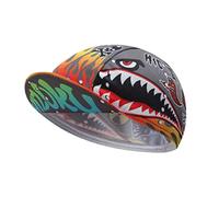 BikingBros Skull Cycling Cap - Polyester Skeleton Cycling Hat-Under Helmet - Funny Cycling Helmet Liner Breathable&Sweat Uptake One Size