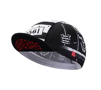 BikingBros Skull Cycling Cap - Polyester Skeleton Cycling Hat-Under Helmet - Funny Cycling Helmet Liner Breathable&Sweat Uptake One Size