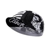 BikingBros Skull Cycling Cap - Polyester Skeleton Cycling Hat-Under Helmet - Funny Cycling Helmet Liner Breathable&Sweat Uptake One Size