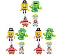 BIKINI BOTTOM GLOW PLUSH ASSORTMENT SPONGEBOB MOVIE (Pack of 3)