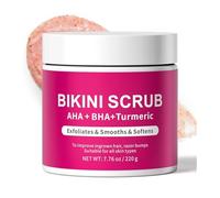 Bikini Exfoliator Cream, Exfoliating Body Scrub with 10% AHA+BHA & Turmeric, Ingrown Hair & Razor Bumps for Bikini Underarm Area, Skin Moisturizing, Smoothing for All Skin Types 1PCS