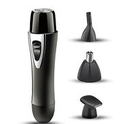 Bikini Hair Remover - Unisex USB Rechargeable Flawless Painless Professional 4 in 1 Hair Trimmer Mini Hair Remover Electric Shaver Clipper for Face Arm Leg Armpit Bikini (Black)