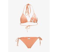 Bikini Roxy Beach Classics Tie Side orange orange pink white women's - XL