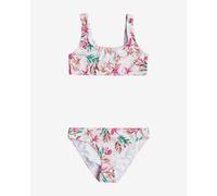 Bikini Roxy Happy Tropical Bralette white pink green girl - 14