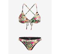 Roxy Printed Beach Classics Athletic Set - Women's Bikini Anthracite Palm Song S XS