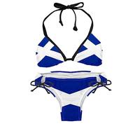 Bikini Set for Women,Two Piece Swimsuit,blue and white scotland flag,Women's Bikini Sets