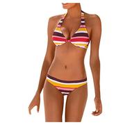 Bikini Sets for Women UK 38dd, Quick Dry Women's Bikinis Set Tie Dye Maternity Swimsuit, Women's Bikini Swimsuit Triangle String Halter Bathing Suits 18th Birthday Gifts for Her Limited Time Deals