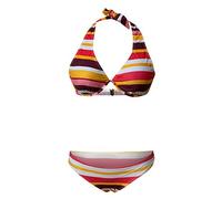 Bikini Sets for Women UK Halterneck, Quick Dry Women's Bikinis High Waisted Floral Print Halter Neck Swimsuit, Women's Bikini Set Push up Two Piece Swimsuit Engagement Gifts Personalised Gifts
