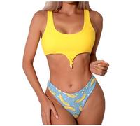 Bikini Swimsuit for Women Bikini Sets Swim Leave in Conditioner 34g Swim Dress Size 20 Period Swimwear for Girls Maternity Swimwear Padded top Small Breasts Suit