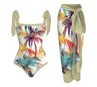 Bikini Tops for Women UK 36c Tummy Control Swimsuit with Skirt Swimming Costume Women 2 Piece Skirt Women's Bikini Bottoms Pretty String bikinilong Sleeve Swimsuit high Waisted Bikini Set Size