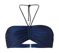 Bikini Tops for Women Uk Today's Deals, Solid Color Mix Tie Bandeau Top Halter Neck Swimwear Spaghetti Strap Beachwear Plus Size Bandeau Push up Women's Bikini Tops Summer Holiday Essentials (S-5XL)