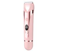 Bikini Trimmer for Women - Waterproof Personal Groomer, LED Body Shaver | Double Head Hair Removal, Intimate Shaving Tool, Wet Dry Use, Smooth Pubic Care, Rechargeable Travel Device, Leg