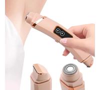 Bikini Trimmers for Women - Cordless Waterproof Double-Head Electric Razor,Hair Remover USB Charging Personal Razor for Sensitive Skin Legs Limbs Detailed Areas Travel Face Underarms