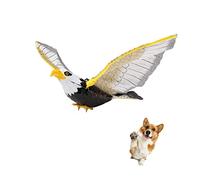 Bikirin Flying Bird for Dogs, Interactive Dog Toys for Boredom, Puppy Enrichment Toy for Training, Stimulating Dog Toys Indoor Hanging Activity Toys, Electric Reusable Eagle Birds Toys for Small Dogs