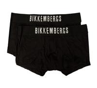 BIKKEMBERGS men's boxers pack of 2 stretch cotton boxers visible elastic underwe