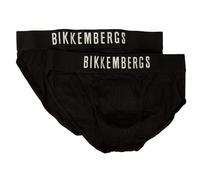 BIKKEMBERGS men's briefs pack of 2 pieces visible elastic elastic cotton underwe
