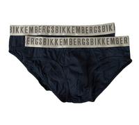 BIKKEMBERGS men's briefs pack of 2 pieces visible elastic elastic cotton underwe