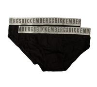 BIKKEMBERGS men's briefs pack of 2 pieces visible elastic elastic cotton underwe