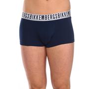 Bikkembergs Mens Pack-2 Boxer Essential anatomical front BKK1UTR01BI man - Blue Cotton - Size Small