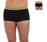 Bikkembergs Mens Pack-2 Boxers Fashion Tape anatomical front BKK1UTR08BI man - Black Cotton - Size Small