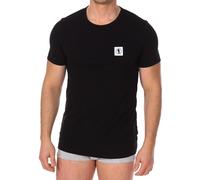 Bikkembergs Mens Pack 2 Fashion Pupino T-shirts - Black Cotton - Size Small
