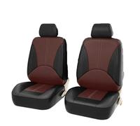 BIKKJBK Car Seat Cover 2 Front Seat Leatherette Car Seat Cover Breathable Auto Seat Cushion Universal Full-Wrapped Seat Cover Compatible With