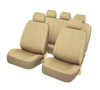 BIKKJBK Car Seat Cover 9Pcs/4Pcs Set Car Seat Cover Universal PVC PU Seat Protector Cover Complete Set of All Seasons Car Interior Accessories