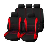BIKKJBK Car Seat Cover Auto Parts Car Seat Cover Fabric 2/4/9 Piece Set Four Season Universal Front/Rear Car Seat Cushion