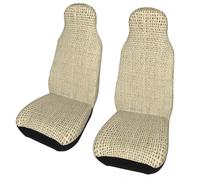 BIKKJBK Car Seat Cover Car Seat Cover Protective Cover Rustic Burlap Farm Style Universal Car Seat Cover Abstract Stripes Seat Cushion/Cover Fishing