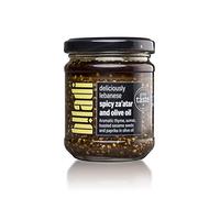Biladi Spicy Za'atar and Olive Oil, Includes Thyme, Sesame Seeds, Sumac, Paprika & Olive Oil, Enjoy with Meats, Vegetables & Fish. Vegan Friendly, Gluten & Dairy Free, Rich in Vitamins, 175g Glass Jar