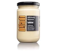 Biladi Tahini, Roasted Ground Sesame Seeds, Great in Houmous or Tahini Sauce. Vegan Friendly, Gluten and Dairy Free, Rich in Vitamins B and E, 300g Glass Jar