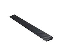 Bilaida 1" Rise Solid Rubber Threshold Ramp, 1500 LBS Capacity, 39" Wide Non-Slip Wheelchair Ramp for Doorway Indoor or Outdoor, Bathroom, Garage and Supermarket Entrance, Cuttable Black (1''H, 1)